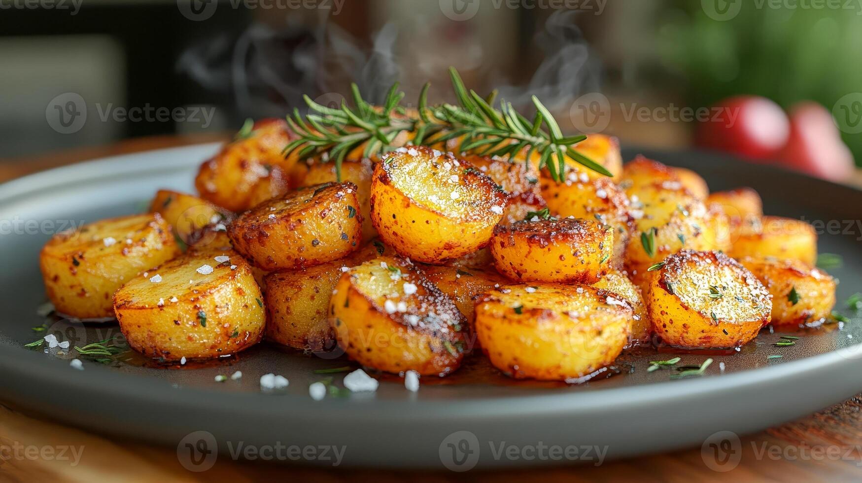 Жареный картофель с морской солью и розмарином