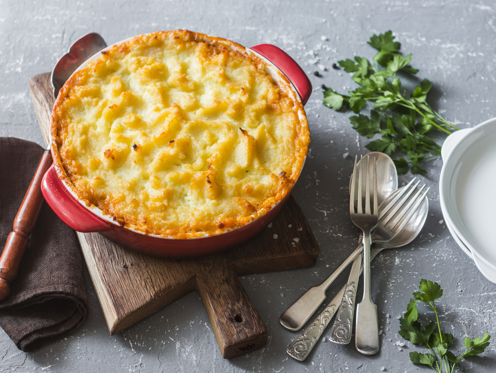 Пастуший пирог с кускусом