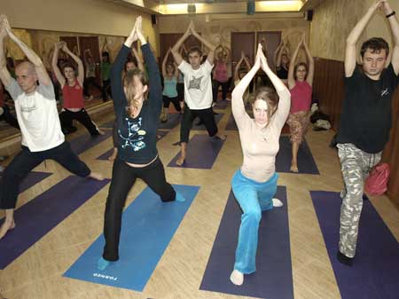 День Йоги в нашем центре i-Yoga