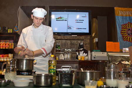 9 июля. Открытый урок: овощное маули, карри и банановый коктейль