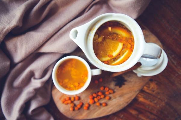 Облепихово-апельсиновый чай 